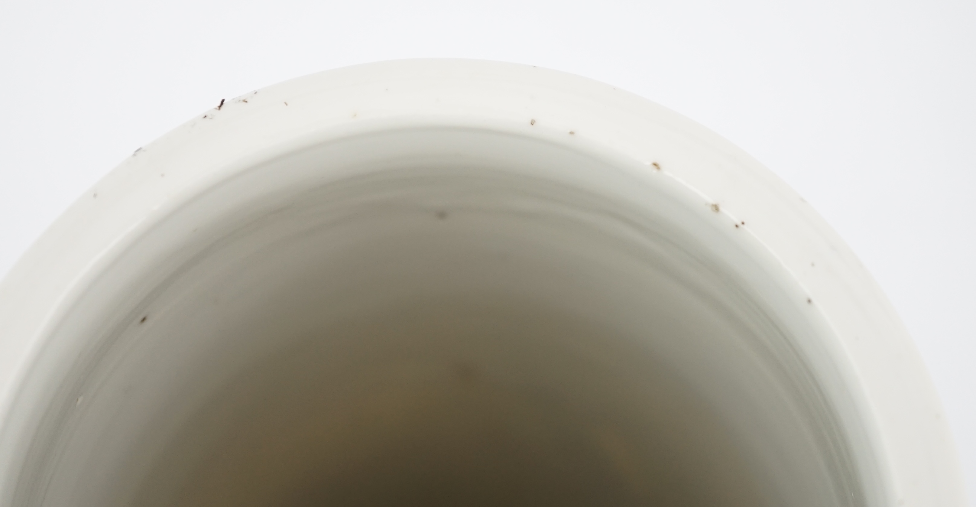 A Chinese blue and white ‘sages’ cylindrical brushpot, 19th century
